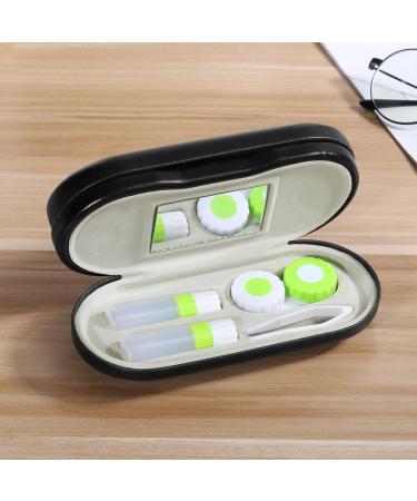 ROSENICE 2-in-1 Contact Lens Case - Dual Use Portable Travel Kit (Black) for Home & On-the-Go - Buy Online on GoSupps.com
