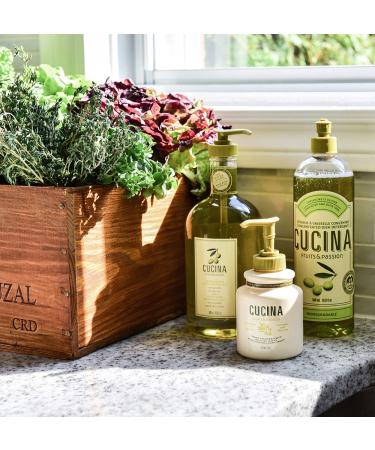Fruits & Passion Cucina Sea Salt & Amalfi Lemon Luxury Hand Soap with Olive Oil - 16.9 fl oz - Buy Online on GoSupps.com