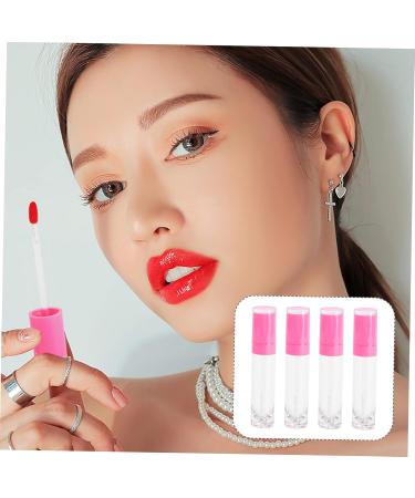 Lot de 4 Tubes de Gloss L vres Vides 8 Ml Transparent R utilisables Rechargeables pour Maquillage Voyage Trousse de Rangement Compact - Buy Online on GoSupps.com