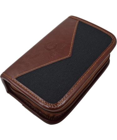 Glo-Earth Shoe Shine Kit with Birch Polish Shoe polish Kit Premium Quality Travel Brush Kit Horse Hair Brush Birch Polish Black Brown Buff Quality Premium PU Leather Gift - Buy Online on GoSupps.com