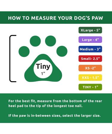 PAWZ PAWC Tiny Dog Boots - 12 Pack | Durable & Waterproof Dog Booties for Small Dogs - International Shipping Available - Buy Online on GoSupps.com