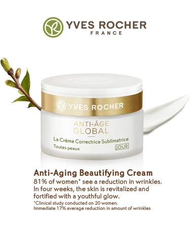 Yves Rocher Anti-Age Global Corrective Corrective Cream for All Skin Day - 50ml - Buy Online on GoSupps.com