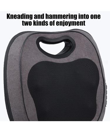 Rkxkj Lumbar Massage Cushion & Shiatsu Neck Pillow | 3 Adjustable Fuel Stages 15-Minute Smart Timer Warm Compress - Relieve Muscle Fatigue - Buy Online on GoSupps.com