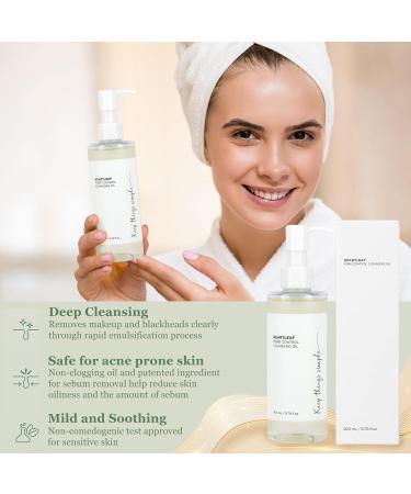 200 ml Heartleaf Pore Control Cleansing Oil & Foam - Deep Pore Cleanser with Centella & Quercetinol - Premium Oil Cleanser for Clear Skin - Buy Online on GoSupps.com