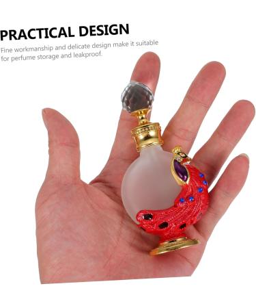 Ipetboom 1pc Peacock Essential Oil Bottle Small Spray Bottle Essential Oil Perfume Bottle Ladies Perfume Empty Bottle for Perfume Arabian Perfume Oil Women Travel Vintage Ornaments Glass - Buy Online on GoSupps.com