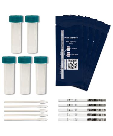 MobileDetect Fen Strips Kit | All-Inclusive with pre-Filled Buffer Solution Swab and Analysis Chart | 5 Pack