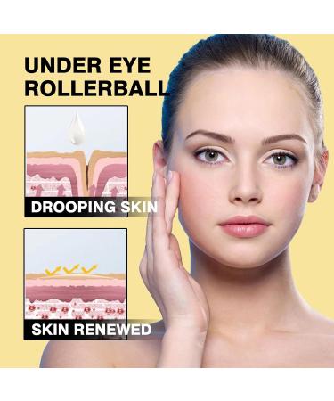 Huile de ricin bille rouleau pour les yeux huile de ricin et rouleau d'encens pour les yeux s rum rouleau pour les yeux soulage la fatigue oculaire poches sous les yeux anti-rides et r duit - Buy Online on GoSupps.com