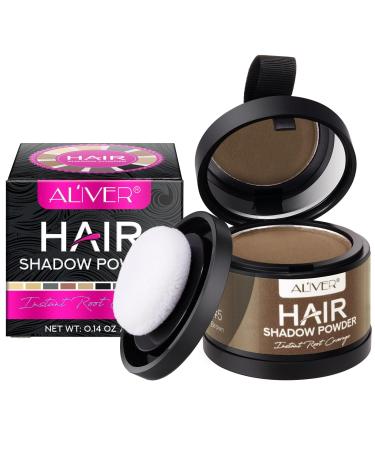 Approach powder waterproof hairline hair powder immediately effect hair concealer to fill up with thinner hair for women and men (#5braun)
