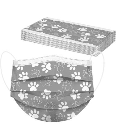 Winfer 50/100 Piece Disposable 3-Layer Mouth Protection - Colorful Adult Face Masks & Neck Scarves for Men & Women - Breathable & Comfortable - Buy Online on GoSupps.com