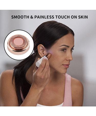 Gift2u Facial Hair Remover Replacement Heads - Rose Gold Shaver Cutter with 18K Gold-Plated Blade Cover for Face, Leg, Armpit, Back - Buy Online on GoSupps.com