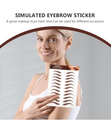 Cabilock Autocollants pour Sourcils Marron 5 Pi ces Kit Transfert D'eau Waterproof Maquillage Femmes Utilisation Quotidienne Entretien et Mise - Buy Online on GoSupps.com