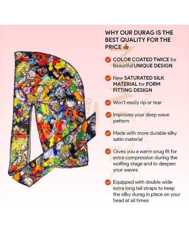 Silky Art Durag 360 Waves - Z2 | Long Tail 360 Wave Du Rag with Quadruple Stitching - Buy Online on GoSupps.com