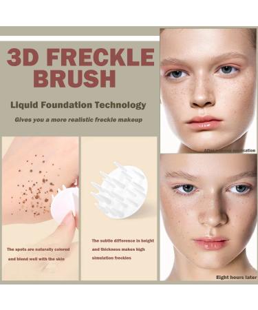 Fake Freckle Stamp Pen - Waterproof, Long Lasting, Quick Dry Makeup Stamp for Natural Sunny Freckled Look (01 Saddle Brown) - Buy Online on GoSupps.com