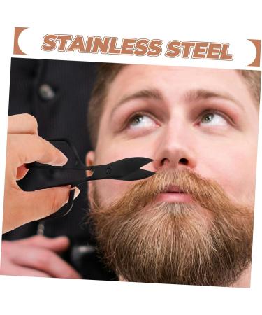 Buy Minkissy 2pcs Nose Hair Trimmer & Brow Shaping Scissors | Stainless Steel Facial Hair Removal Shears - Perfect for Eyelashes & Vibrissa - International Shipping Available - Buy Online on GoSupps.com