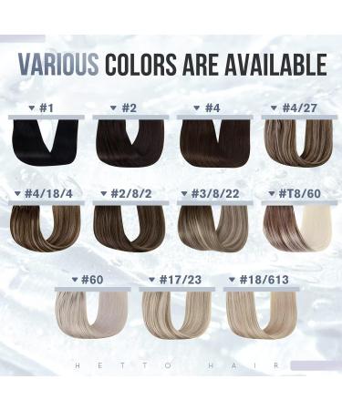 Buy Hetto Real Hair Microring Extensions - Blonde & Ash Blonde Highlights | 50cm 50g | Best Quality Hair Extensions - Buy Online on GoSupps.com