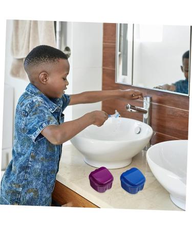 Foytoki 10-Piece Travel Box for False Toothbrushes & Dentures | Durable Oral Care Storage Container | Perfect for Personal Prosthesis - Buy Online on GoSupps.com