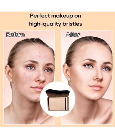 Tanning Brush Self Tanning Brush Body Makeup Brush for Flawless Application Soft Bristles Easy to Clean Ideal for Face and Body Perfect for Self-Tanning Bronzer and Foundation - Buy Online on GoSupps.com