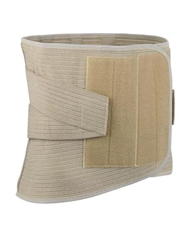 Back support lower back support pain relief breathable lumbar peg belts with hip straps for scoliosis spinal stenosis and herniated disc for men women (color beige l/large
