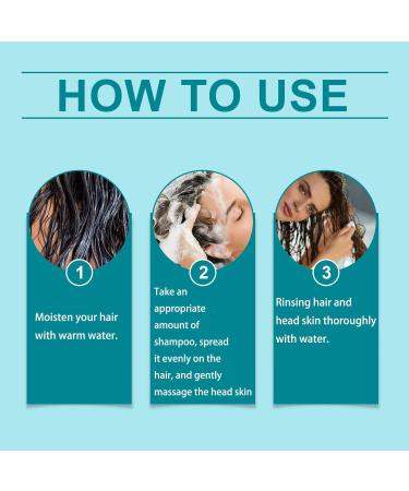  NACGYUDP Rosemary Shampoo - Regulates sebum production and reduces dandruff gentle formula for daily use cleanses the scalp refreshing suitable for all hair types (2 pcs) - Buy Online on GoSupps.com