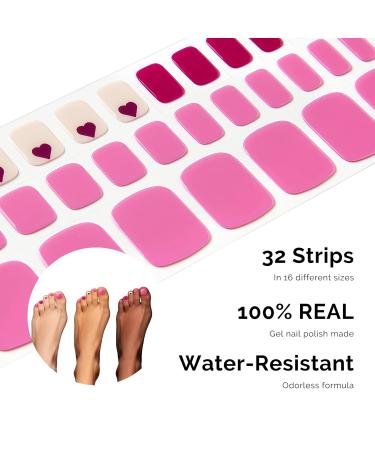 Self-Adhesive Nail Film - 32 Toothed Gel Nail Wraps | UV Hardening | Perfect Gifts for Women & Girls - Buy Online on GoSupps.com