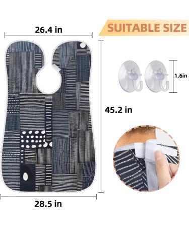 Lines Beard Bib Apron - Ultimate Beard Hair Catcher for Men | Perfect Father's Day & Anniversary Gift | Durable with 2 Suction Cups - Buy Online on GoSupps.com