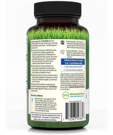 Irwin Naturals 3-in-1 Carb Blocker - Maximum Strength - 84 Count - Buy Online on GoSupps.com