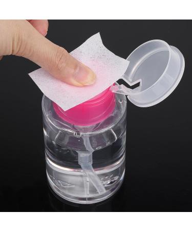650 Pcs Lint Free Nail Wipes with Pump Dispenser Bottle for Acrylic Gel Polish Remover - 180ml - Buy Online on GoSupps.com