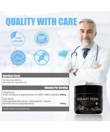 abc Nature Pure Himalayan Organic Shilajit Resin 600mg - Maximum Potency Shilajit for Men & Women with 85+Trace Minerals & Fulvic Acid Ashwagandha Root - Black Seed Oil for Immune System 50 g - Buy Online on GoSupps.com