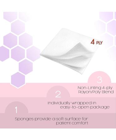 Dukal Non-Woven Sponges 4x4 - Pack of 50 Sterile Dressings for Wounds - Buy Online on GoSupps.com