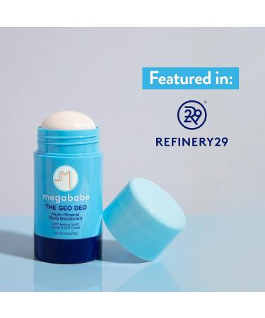Megababe Daily Deodorant - Aluminum-Free All Natural Geo Deo with Multi-Minerals 2.6 oz - Buy Online on GoSupps.com