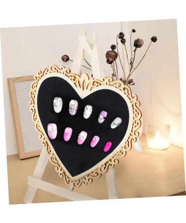 Ipetboom 1pc Nail Display Board Nail Supplies Nail Design Board Nail Accessories Sign Holder Stand Manicure Showing Tool Nail Tech Accessories Template Manicure Tools Wooden 26x18cm Assorted Color - Buy Online on GoSupps.com