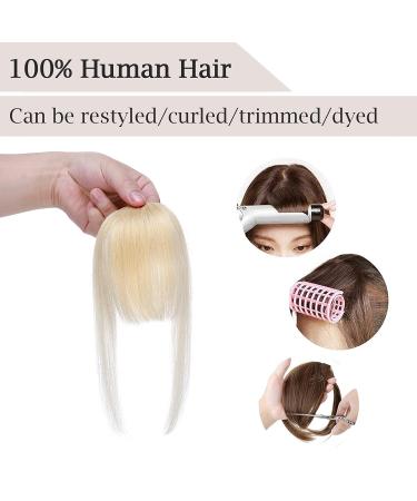 Buy SEGO Pony Haardiate Real Hay Clip - 100% Human Hair Bangs Extension Platinum Blonde #60 | International Shipping - Buy Online on GoSupps.com
