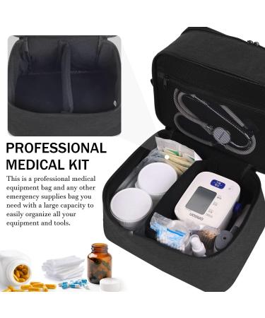 Pill Bottle Organizer Bag - Medication Storage & Travel Case with Shoulder Strap - Buy Online on GoSupps.com