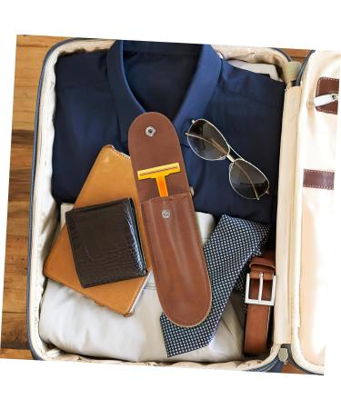 Buy Minkissy Razor Case - PU Leather Embroidered Design Safety Coating - International Shipping - Buy Online on GoSupps.com