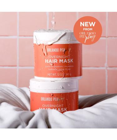 ORLANDO PITA PLAY Overnight Hair Mask - 12 Oz - Hydrating & Replenishing Treatment for Soft, Smooth, and Silky Hair - Buy Online on GoSupps.com