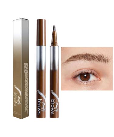 Hobngmuc Liquid Eyebrow Pencil Tinted Eyebrow Pencil | Waterproof Eyebrow Pen Long Lasting Liquid Eyebrow Pencil - Precise Liquid Eyebrow Pen Stain Resistant Color