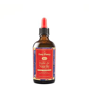 Shandrani Easy Pouss Paris Easy Pouss Organic Natural Nigelia Black Seed Oil Rich in Omega 6 and 9 Purifies Roots and Reduces Hair Loss 3.5 Fl oz