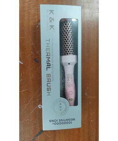 K&K Thermob rsten Keratin Protect Hot Hairbrush | Ion Smooth Volume Comb | Dual Tension 45mm Styling Tool - International Shipping Available - Buy Online on GoSupps.com