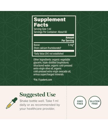 Global Healing Center - Boron Supplement for Men and Women - More Bioavailable Than Liposomal for Bone Health Metabolism and Enhanced Magnesium Absorption 5 mg (2 Oz) - Buy Online on GoSupps.com