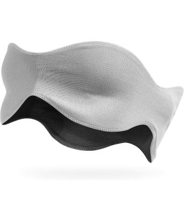 Marie Ernst Eye Mask | Soft & Comfortable Sleep Accessory for Men and Women | Grey Large Blindfold for Tranquil Sleep - Buy Online on GoSupps.com