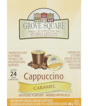 Grove Square Caramel Cappuccino 96-Count Brown 1 count (Pack of 96) - Buy Online on GoSupps.com