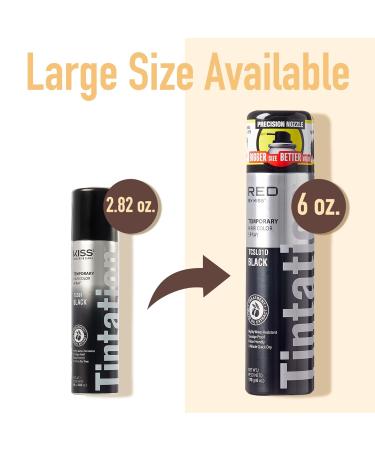 Kiss Root Cover Up Gray Concealer Spray Tintation Temporary Hair Color 2.82 oz 2 Pack-Black - Buy Online on GoSupps.com