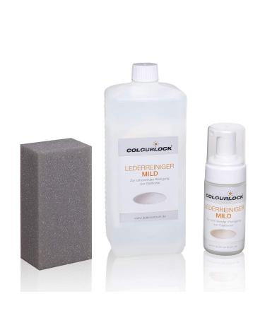 COLOURLOCK Leather Cleaner Mild 1l incl. 125ml foam dispenser bottle and cleaning sponge 1 piece (1 pack)