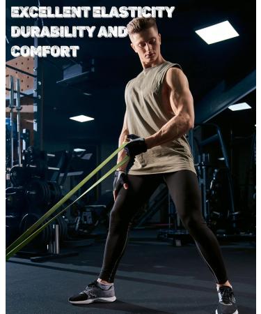 Hicarer 6 Pack Men's Compression Workout Pants - Athletic Leggings for Running and Sports - Multicolor, Large - Buy Online on GoSupps.com
