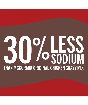 McCormick 30% Less Sodium Chicken Gravy Mix 0.87 oz - Pack of 12 | Buy Online - Buy Online on GoSupps.com