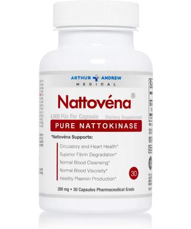 Arthur Andrew Medical Nattovena Nattokinase 200 mg - 30 Capsules | Pure Heart Health Supplement - Buy Online on GoSupps.com