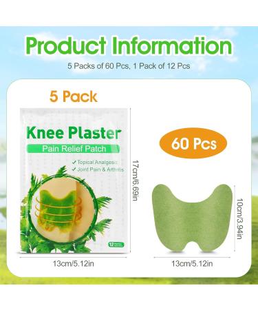 MineUp Pain Relief Patch for Knee & Sore Muscles - 60 Plasters for Effective Relief | International Shipping Available - Buy Online on GoSupps.com