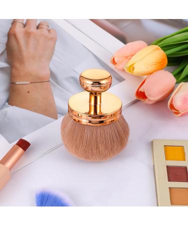 Telooco Extra Large Setting Powder Brush Rose Gold Kabuki Brush Soft Mushroom-Shaped Bronzer Brush Blush Brush for Face Body Foundation Lotion Loose Powder Applicator - Buy Online on GoSupps.com