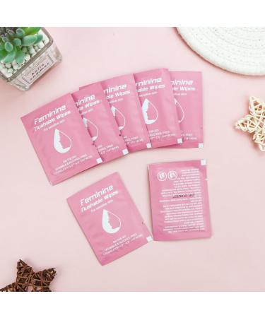 Feminine Wipes Individually Wrapped - Flushable Travel Size Wet Wipes for Women | 50 Count Pack | Ideal for Travel & Care - Buy Online on GoSupps.com