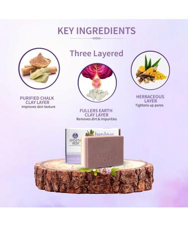 Handmade Clay Soap | Mineral-Rich Three-Layer Bar | Daily Use for Men & Women - Buy Online on GoSupps.com